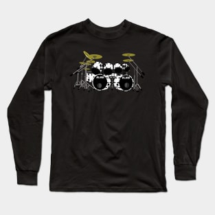 Lars Black album drum kit Long Sleeve T-Shirt